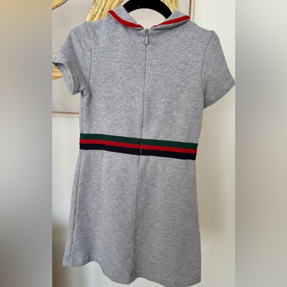 Gucci Girls Gray Dress Size 8 Authentic - Picture 2 of 7